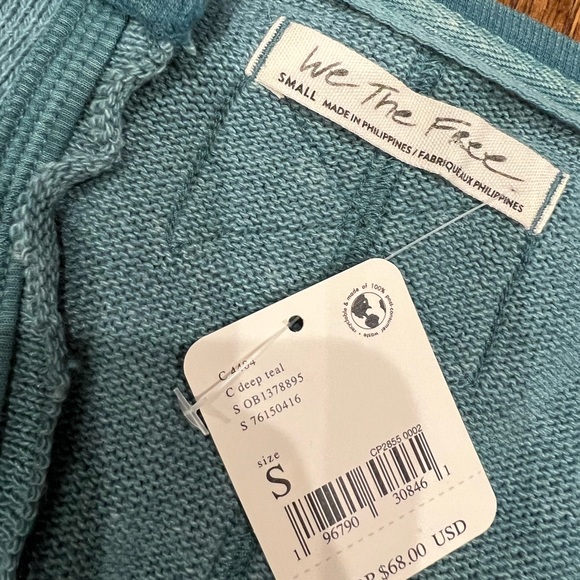 Free people wrap front sweater, NWT. - Picture 3 of 5